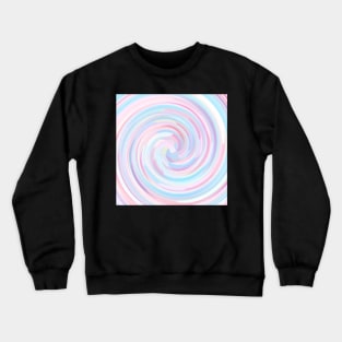 Soft Swirl Pastel Arrow Pattern Crewneck Sweatshirt